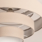 Foto 75183-7 niet_in_feed: Prachtige plafondlamp van stof in taupe met vijf ringen in verschillende maten E27