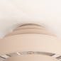 Foto 75184-7: Runder Deckenlampenschirm aus Stoff in Taupe 40cm E27