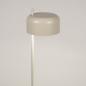 Foto 75212-4: Beige vloerlamp van metaal met E27 fitting voor slimme verlichting