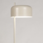 Foto 75212-5: Beige vloerlamp van metaal met E27 fitting voor slimme verlichting