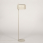 Foto 75212-6: Beige vloerlamp van metaal met E27 fitting voor slimme verlichting