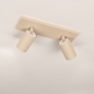 Foto 75214-4: Beige Doppelstrahler verstellbar GU10 