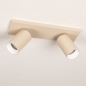 Foto 75214-6: Beige Doppelstrahler verstellbar GU10 