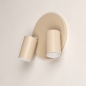 Foto 75217-13: Doppelter Metall-Deckenstrahler in Beige GU10 schwenkbar