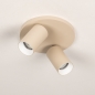 Foto 75217-7: Doppelter Metall-Deckenstrahler in Beige GU10 schwenkbar