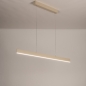 Foto 75222-3: Flexibel höhenverstellbare LED-Hängeleuchte in Beige
