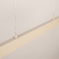 Foto 75224-17: Flexibel in hoogte verstelbare led hanglamp in het beige met up-and-down verlichting.