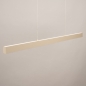 Foto 75224-6: Flexibel in hoogte verstelbare led hanglamp in het beige met up-and-down verlichting.