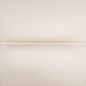 Foto 75226-8: Flexible, höhenverstellbare LED-Pendelleuchte in Beige mit Up-and-Down-Beleuchtung.