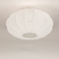 Foto 75233-4 niet_in_feed: Lampion plafondlamp van stof in het wit E27
