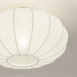 Foto 75233-6 niet_in_feed: Lampion plafondlamp van stof in het wit E27