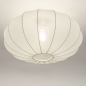 Foto 75234-2: Extra grote lampion plafondlamp van stof in het wit E27