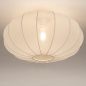 Foto 75234-4 niet_in_feed: Extra grote lampion plafondlamp van stof in het wit E27