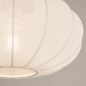 Foto 75237-9: Weiße Lampion-Hängelampe aus Stoff, E27