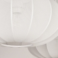 Foto 75238-13 detailfoto: Witte hanglamp met twee ronde lampion kappen van stof RAL9010 E27
