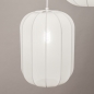Foto 75239-13 niet_in_feed: Hanglamp in japandi stijl met drie lampionnen van witte stof