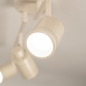 Foto 75244-16 niet_in_feed: Beige spotrail met vier verstelbare GU10 spots voor elke ruimte, ook de badkamer (IP44)