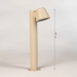 Foto 75250-1: Beige Außenstehleuchte mit GU10-Fassung