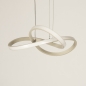 Foto 75254-10 sfeerfoto_uit: Kleine beige hanglamp met drie lichtstanden en geheugenfunctie