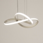 Foto 75254-6 sfeerfoto: Kleine beige hanglamp met drie lichtstanden en geheugenfunctie