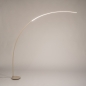 Foto 75255-4: Beige LED Bogenleuchte Japandi Wohnstil mit Dimmer