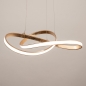 Foto 75256-5 niet_in_feed: Dimbare led hanglamp in goud/messing hotel chique