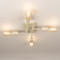 Foto 75268-2: Beige kleur plafondlamp met vier fittingen