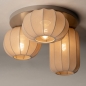 Foto 75271-2 niet_in_feed: Elegante Japandi plafondlamp met lampion kappen: minimalistische luxe