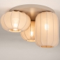 Foto 75271-5 sfeerfoto: Elegante Japandi plafondlamp met lampion kappen: minimalistische luxe
