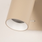 Foto 75283-12: Beige wandlamp met schakelaar zonder snoer