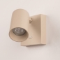 Foto 75283-15: Beige wandlamp met schakelaar zonder snoer