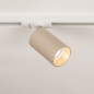 Foto 75287-14: Luxe spanningsrail basisset in het beige met drie spot, zelf samen te stellen