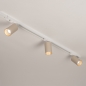 Foto 75287-6 niet_in_feed: Luxe spanningsrail basisset in het beige met drie spot, zelf samen te stellen