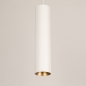 Foto 75295-6: Witte GU10 koker hanglamp voor spanningsrail 