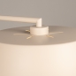 Foto 75303-7: Vloerlamp in mat beige van metaal met ronde kap E27