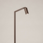 Foto 75305-5: Staande leeslamp in koffiekleur met GU10 fitting en koker als kap