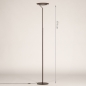 Foto 75306-1: Moderne led uplighter vloerlamp zonder leeslamp, dimbaar met touchdimmer 