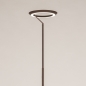 Foto 75306-6: Moderne led uplighter vloerlamp zonder leeslamp, dimbaar met touchdimmer 