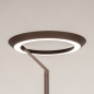 Foto 75306-8: Moderne led uplighter vloerlamp zonder leeslamp, dimbaar met touchdimmer 