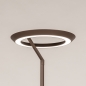 Foto 75306-9: Moderne led uplighter vloerlamp zonder leeslamp, dimbaar met touchdimmer 