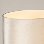 Foto 75316-3: Beige lampenkap van fluweel ovaal E27