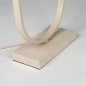 Foto 75317-3: Beige tafellamp zonder kap van metaal E27