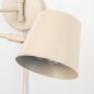 Foto 75324-2: Beige Wandleuchte mit verstellbarem Gelenkarm und GU10-Fassung