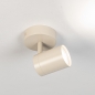 Foto 75330-4: Beige opbouwspot met ronde plafondplaat