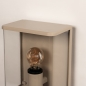 Foto 75366-9: Große beige Außenwandleuchte mit Glas IP44