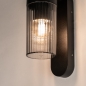 Foto 75370-10: Schwarze Außenleuchte mit Rauchglas – Moderne Wandleuchte IP54