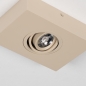 Foto 75444-10: Platte led opbouwspot in het beige