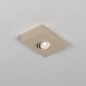 Foto 75444-2: Platte led opbouwspot in het beige