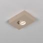 Foto 75444-3: Platte led opbouwspot in het beige