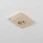 Foto 75444-7: Platte led opbouwspot in het beige